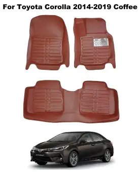 Toyota Corolla 2014 2019 5d Custom Floor Mats Black Beige Coffee
