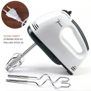 Hand Mixer Electric, Vezzio 5-Speed Kitchen Handheld Mixer with