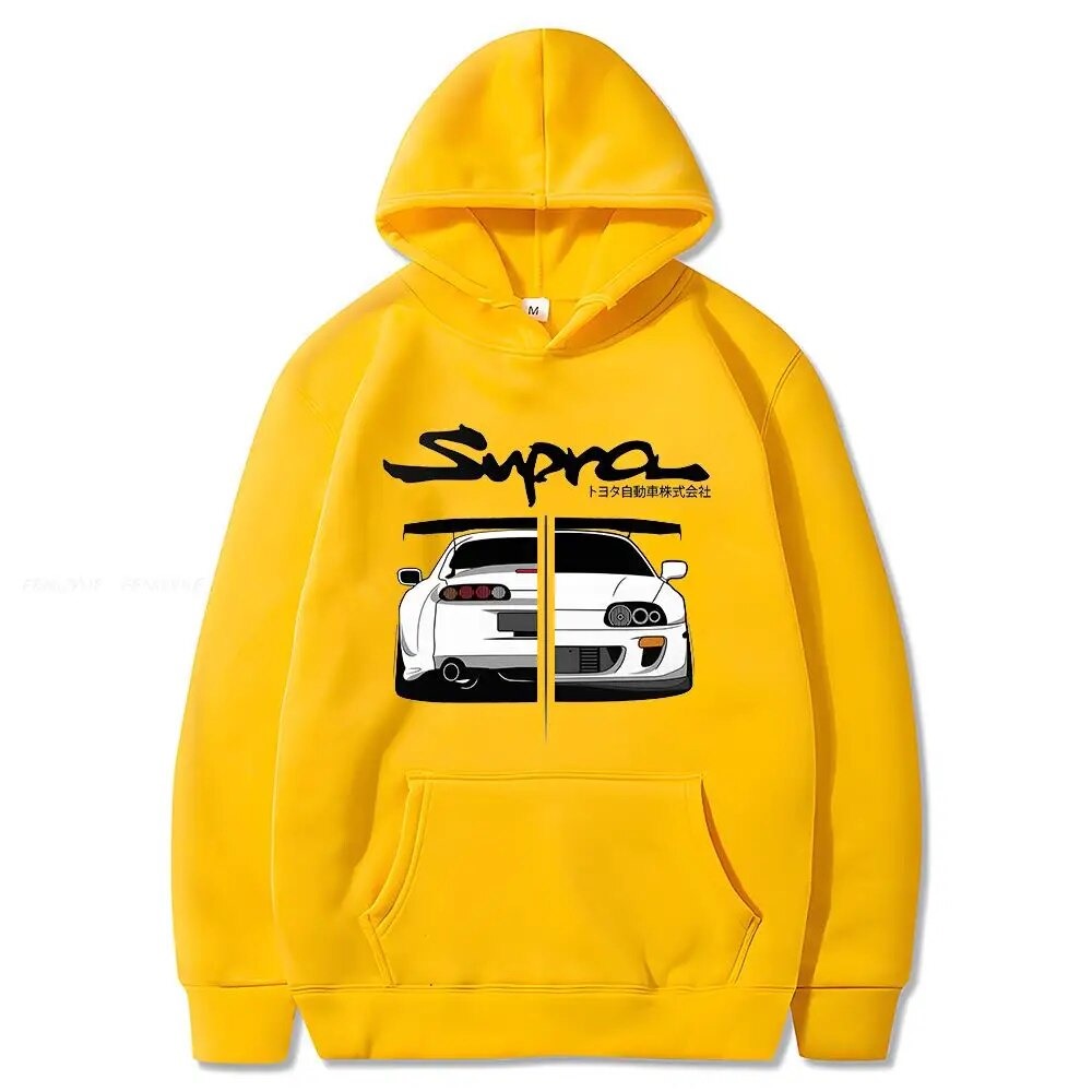 SUPRA Printed Fleece Hoodie – Stylish Winter Pullover for Men  Premium Streetwear Comfort
