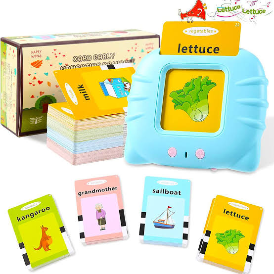 Talking Flashcards Interactive Learning Toys for Toddlers - Montessori-Inspired Educational Flashcard Toys