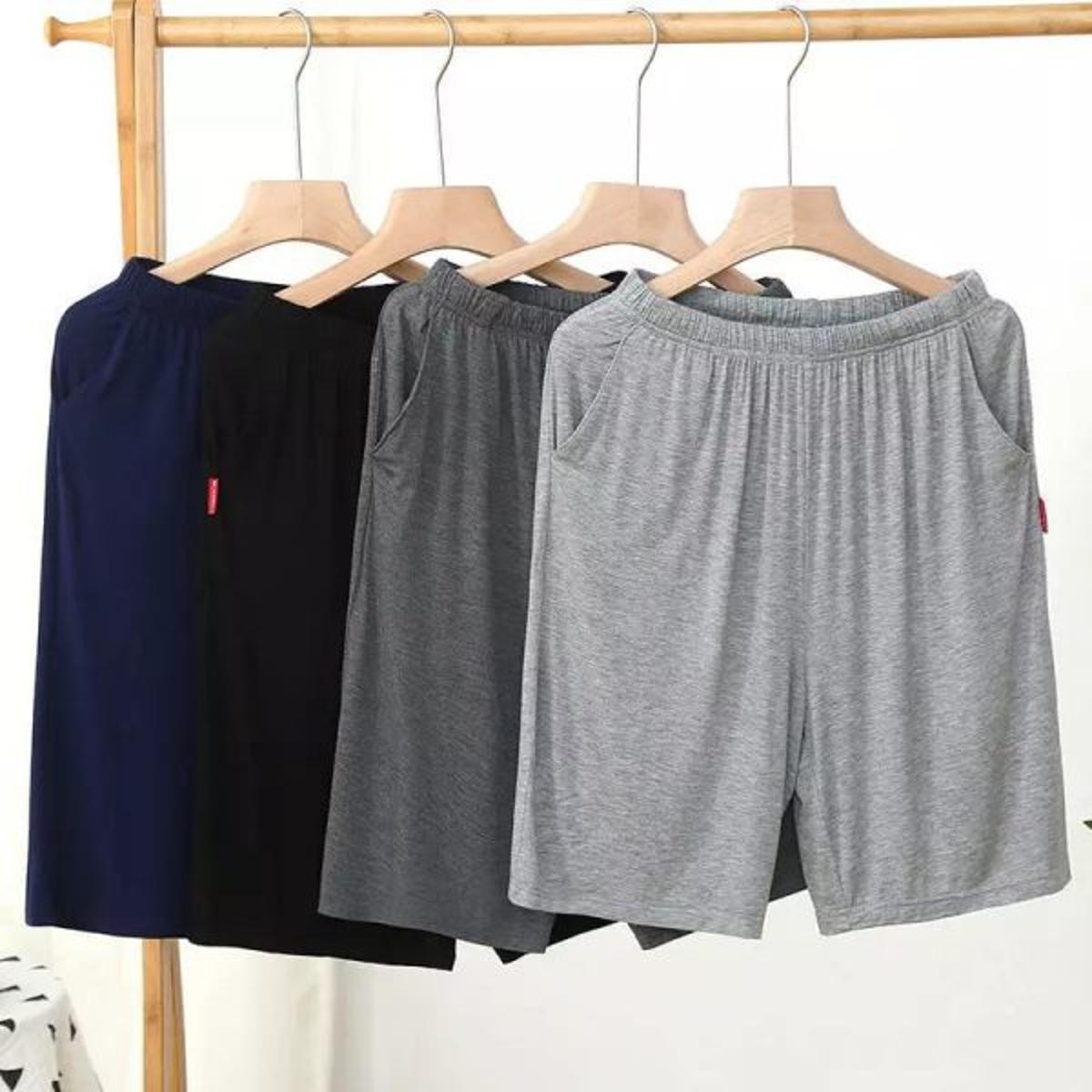Pack of 2 GYM  Summer Shorts Random Color For Boy and Men