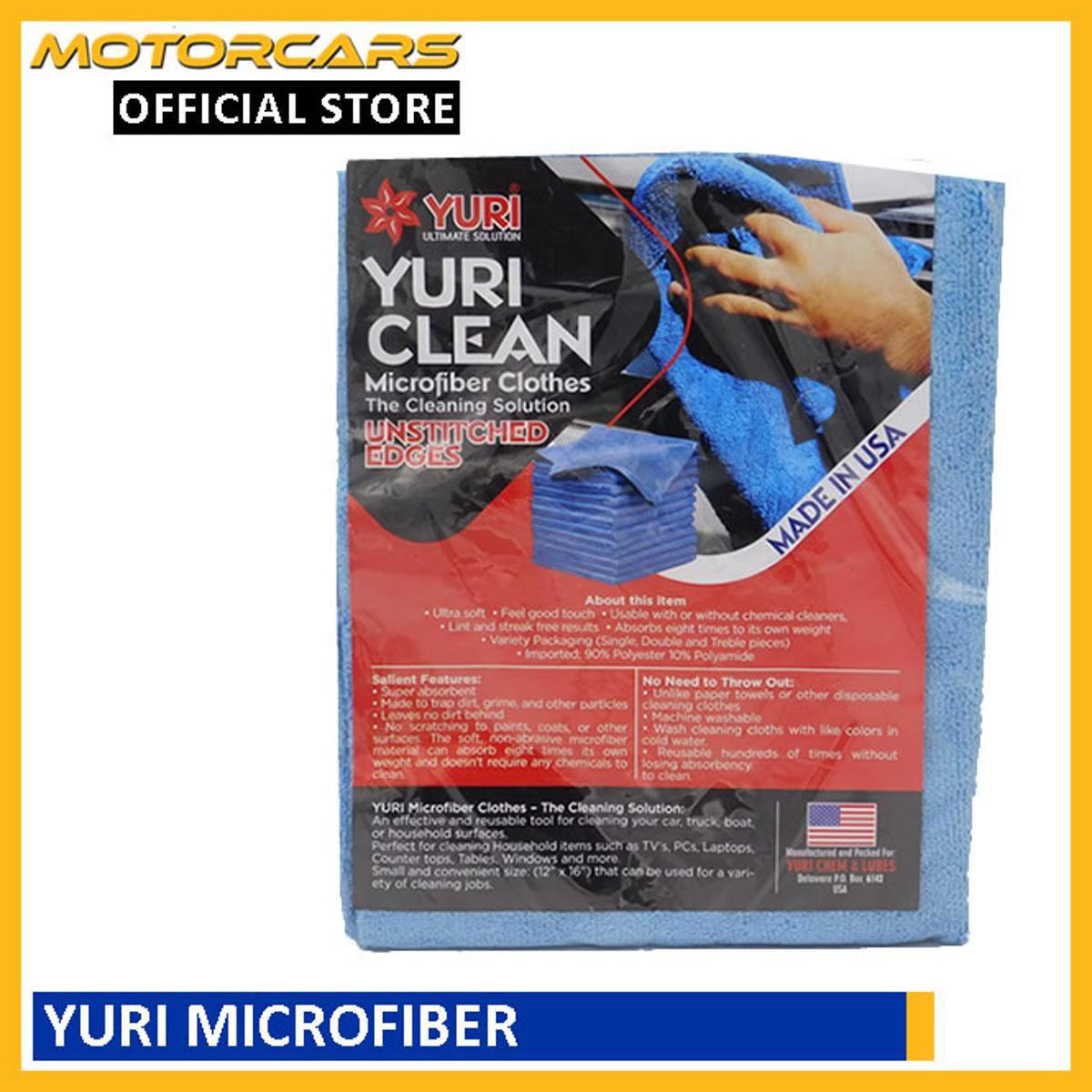 YURI Micro Fiber Cloth for Car - Unstitched Edges Microfiber for Car Interior Cleaning price in Pakistan