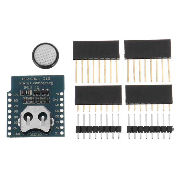Nuevo Wemos DataLog Shield Para WeMos D1 Mini RTC DS1307 Con Bater a 