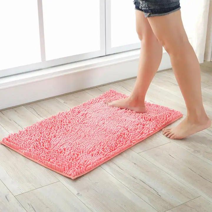 40x60cm Microfibre Non Slip Soft Carpet Water Absorbing Bathroom