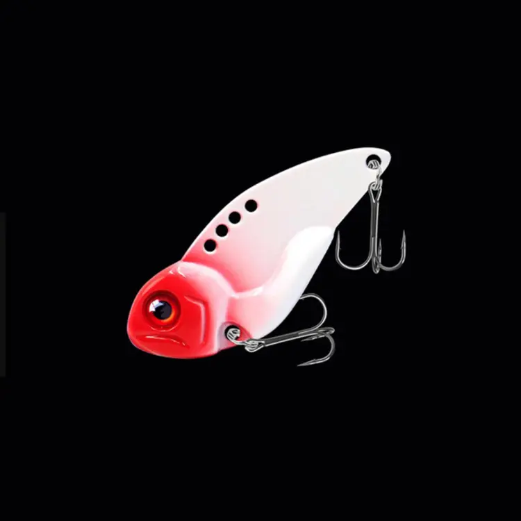 1pc Metal Luminous Lures VIB Blade Lure 7g 3D Eyes Pencil Spoon Spinner  Balancer Fishing Lure Hard Bait Fishing Tackle with Hook