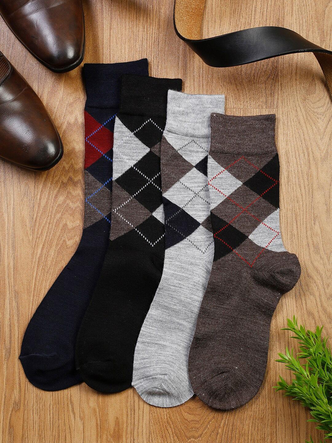 Pack of 3 & 6 Pair Branded Fashion Cotton Crew Full Socks | Premium Quality Breathable Soft Cotton Socks for Men & Women | Comfortable Durable Daily Wear Crew Socks | Stylish Long Socks for Office, Casual & Everyday Use