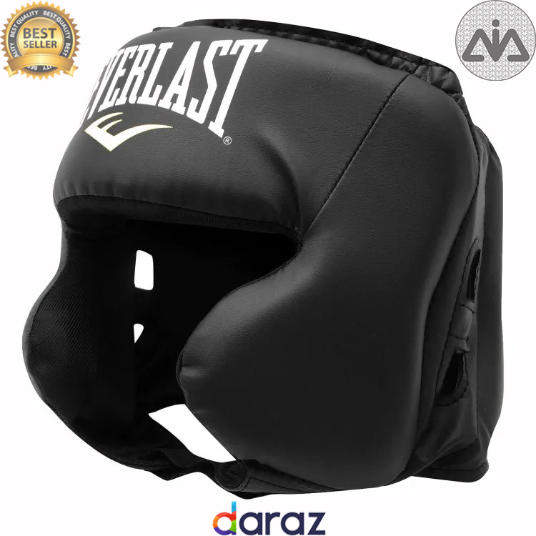 Boxing Head Guard Helmet Head Protector Headgear, Muay Thai MMA Martial Art Training Headwear For Men and Women, AAI Sports