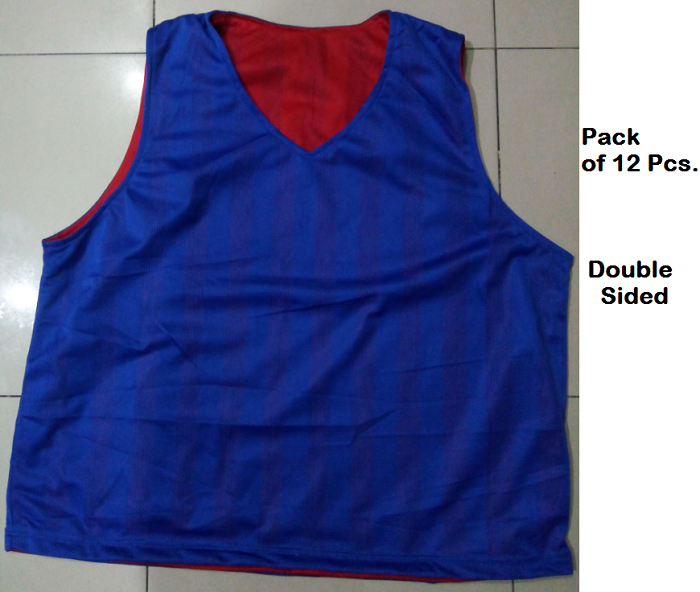 Football Bibs Vest In Mesh Training Vest  blue vest football hockey vest green Multi colour 12 Pcs.