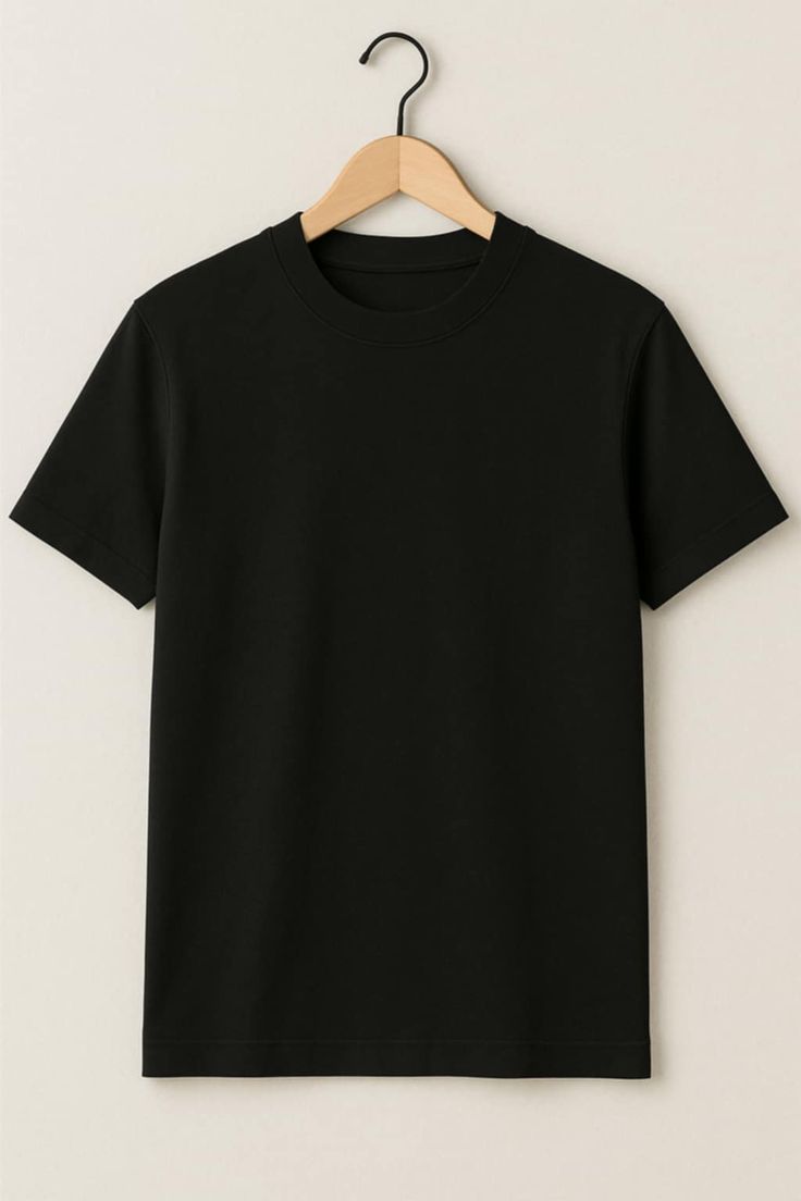 Simple Black T-shirt for men