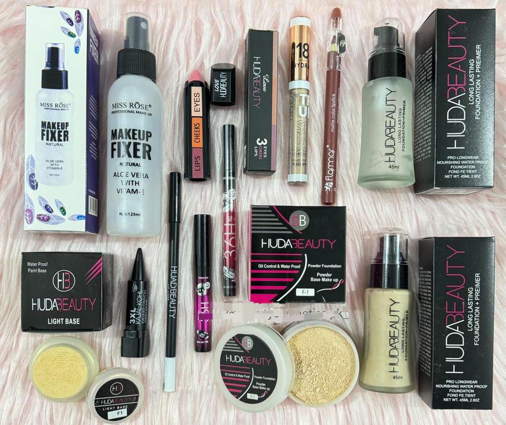 12 in 1 Makeup Kit for Girls & Women | Complete Makeup Deal with Foundation, Primer, Concealer, Loose Powder, Mascara, Eyeliner & Beauty Essentials