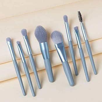 8 Pcs Mini Makeup Brush Set – Soft Bristles, Travel-Friendly, Professional Beauty Tools Kit