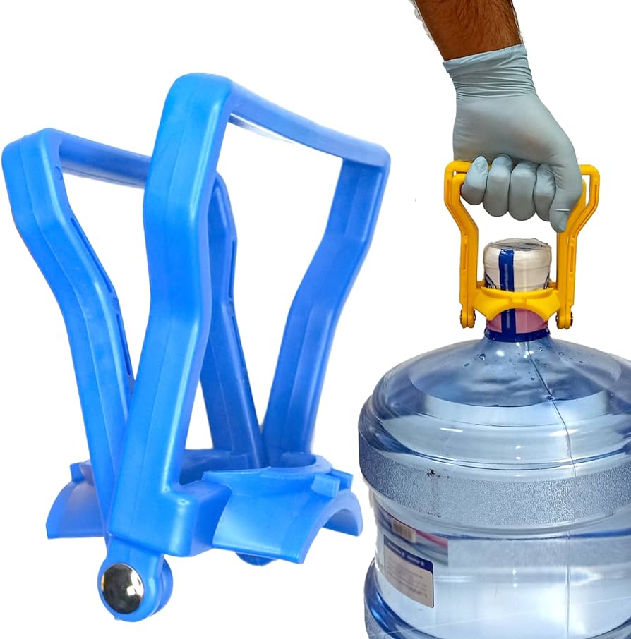 19 liters Water Bottle Handle Lifter – Plastic Heavy Gallon Drinking Water Carrier Holder