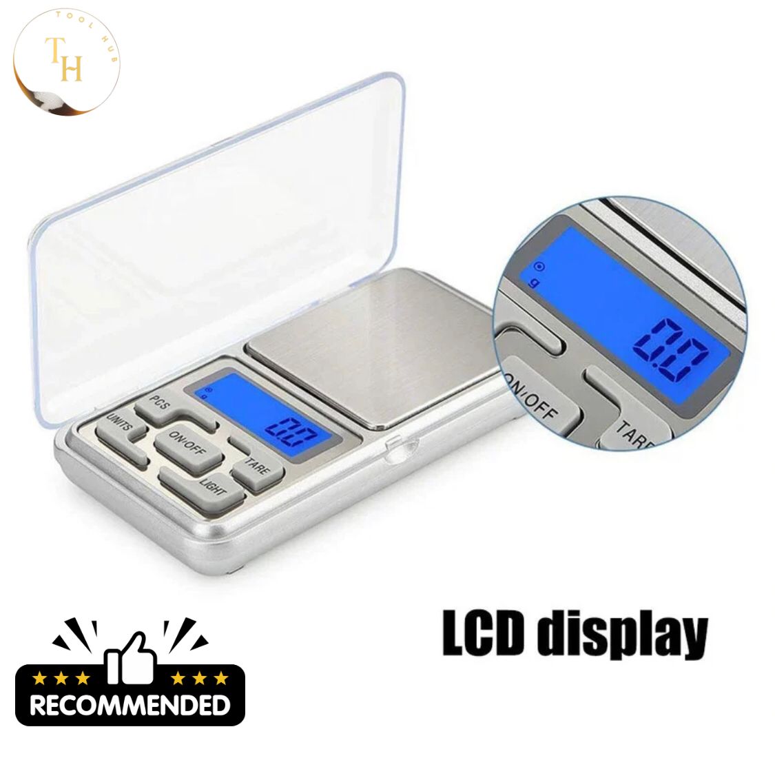 Best Electronic Digital Kitchen Scale 0.1g to 500g, Digital Weight