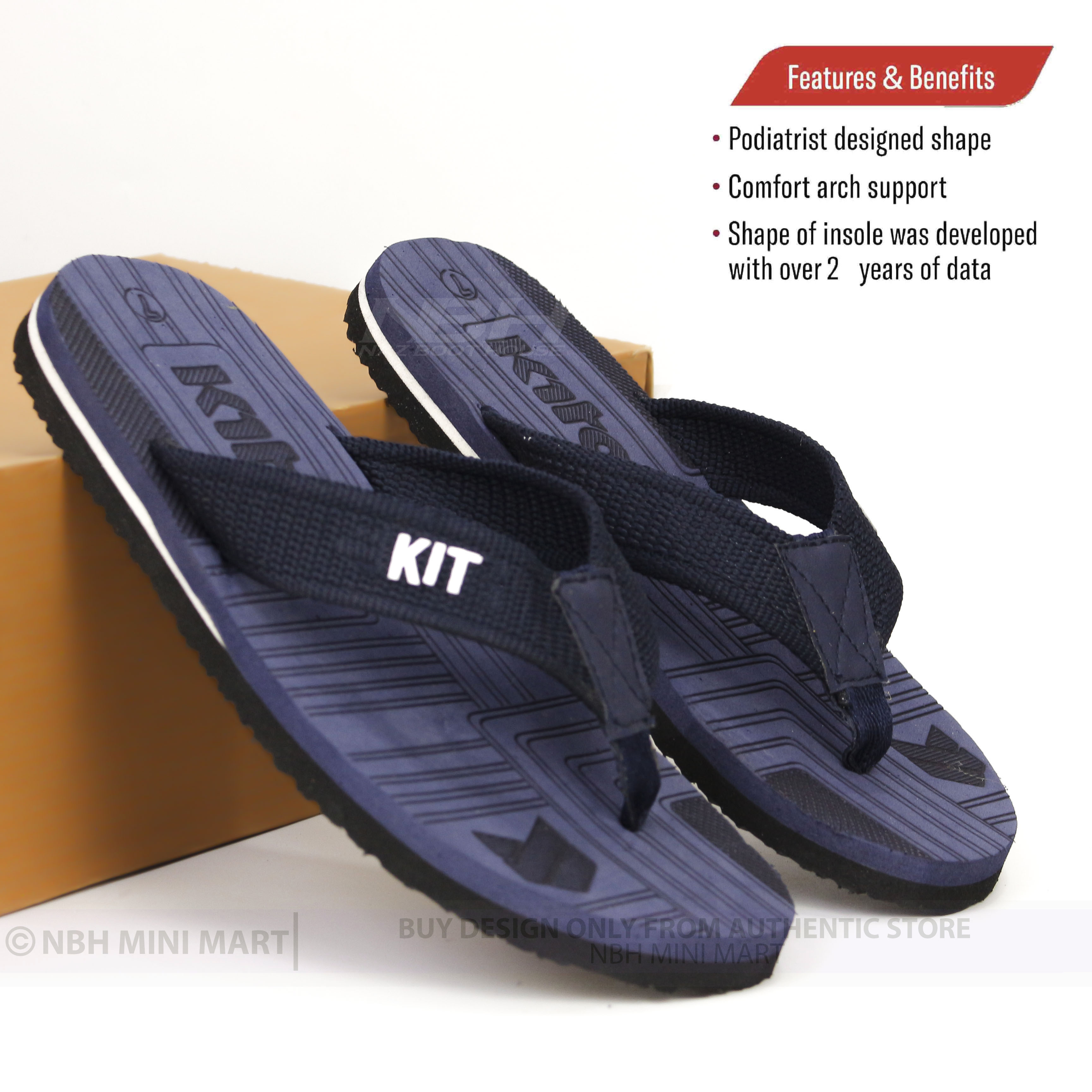 Slippers For Men - Non Slip Flip Flops For Boys - Comfortable And Lightweight Chappals for Men - Slippers For Boys - Perfect Gift For Boys