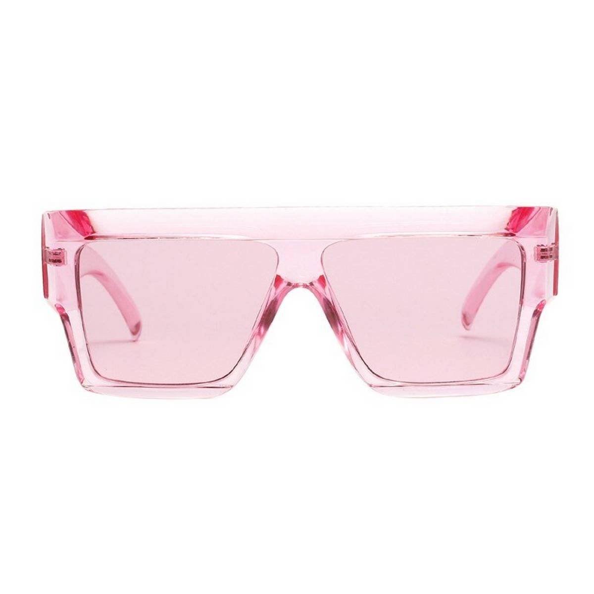 oversized pink glasses