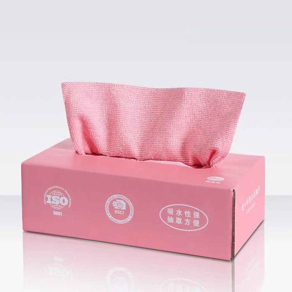 20Pcs-Box Colorful Home Cleaning Kitchen Dish Cloth Napkins Tableware Absorbent Microfiber Towel Non-Stick Oil Dish Rags Dishcloth Kitchen Home