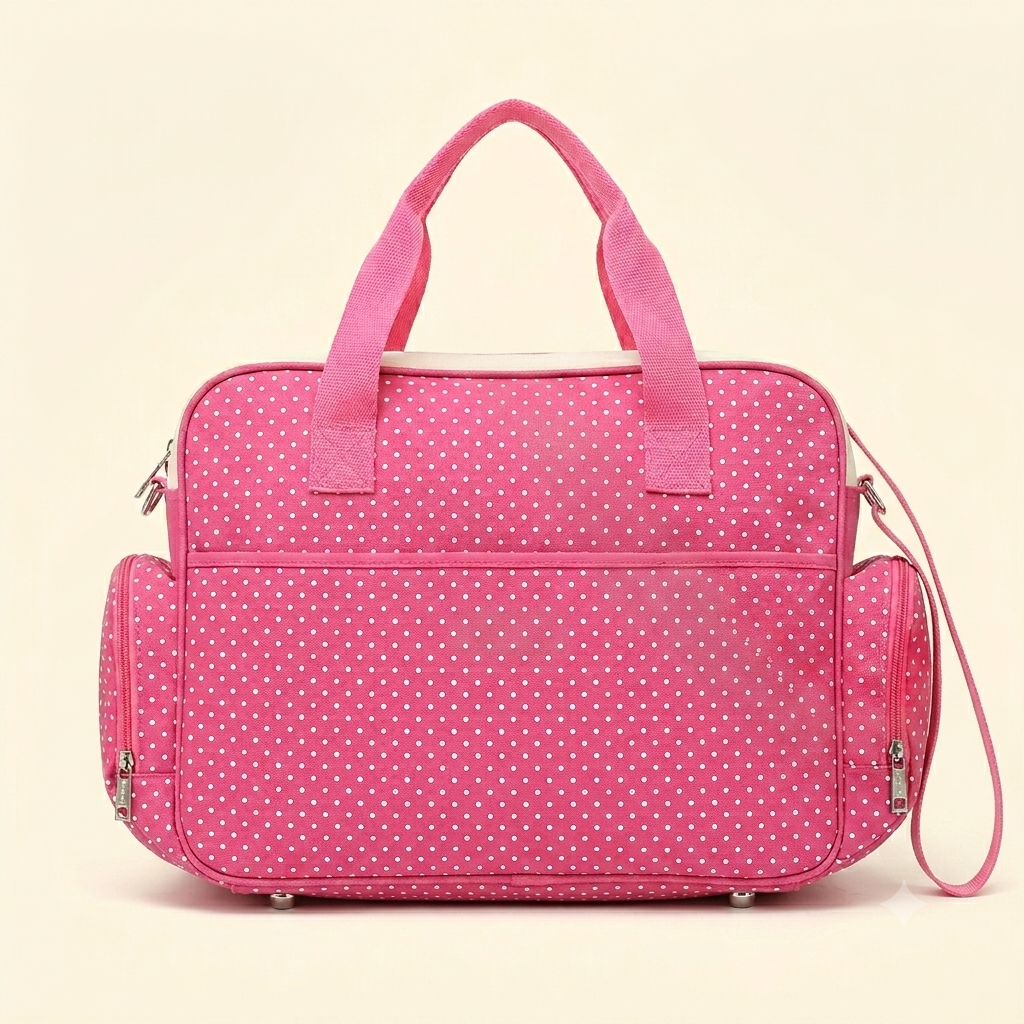 Baby Diaper Bag for Moms | Large Capacity Waterproof Maternity Tote with Adjustable Shoulder Strap | Multi Pocket Baby Nappy Bag for Travel, Hospital, Baby Care & Daily Use