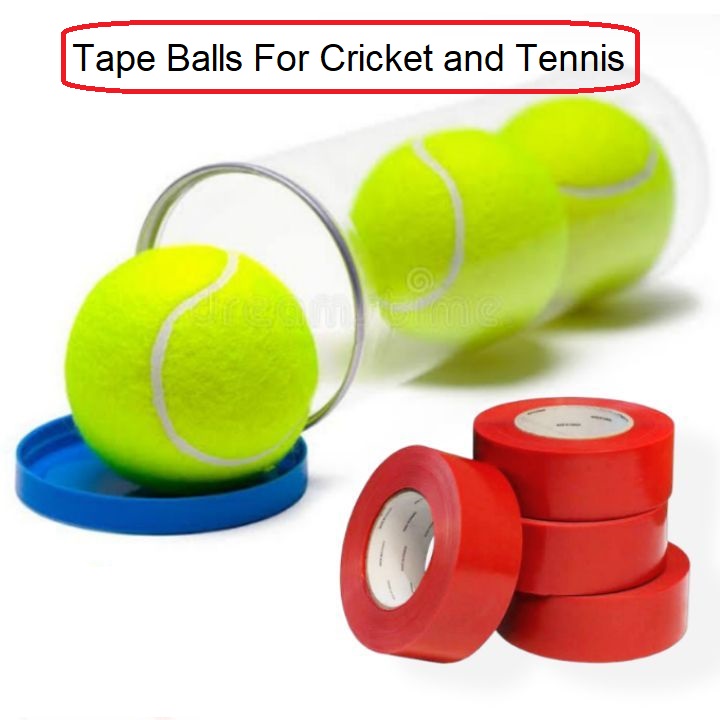 Tape Balls with tape Sports Tennis Cricket Ball Tape Balls Good Quality Best Balls with Tape