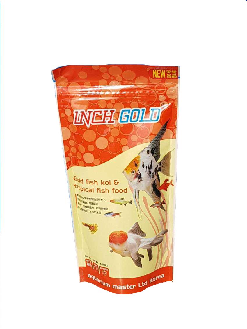 inch gold tropical small fish food