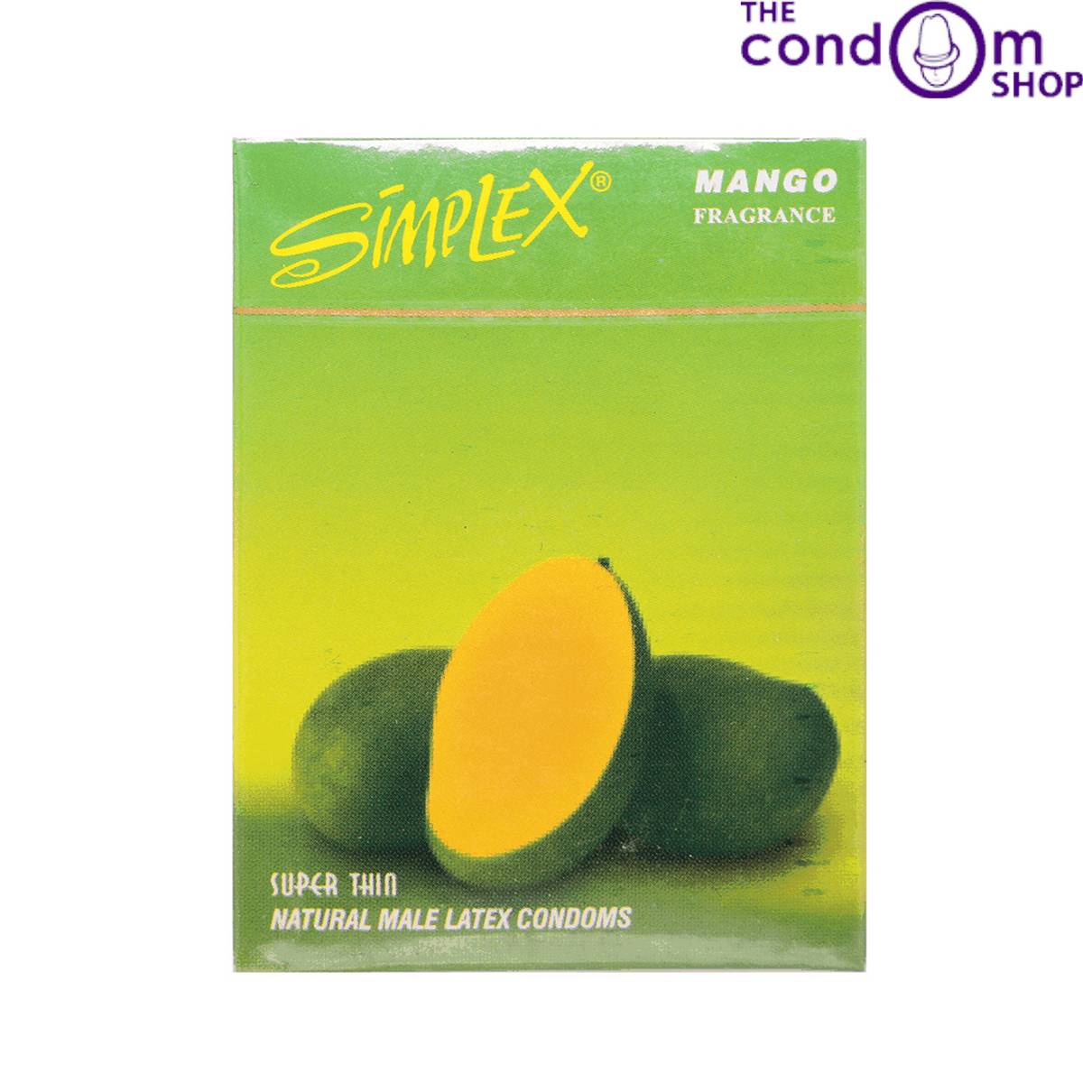 Simplex Flavored Condom Mango – 3 Pieces (super Thin Condoms)
