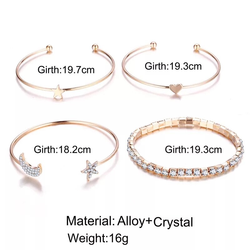 Adjustable Golden Chain Bracelet