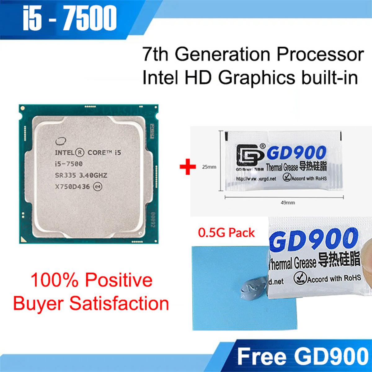 Intel i5-7500 7th Generation Quad-Core Processor GHz LGA 1151
