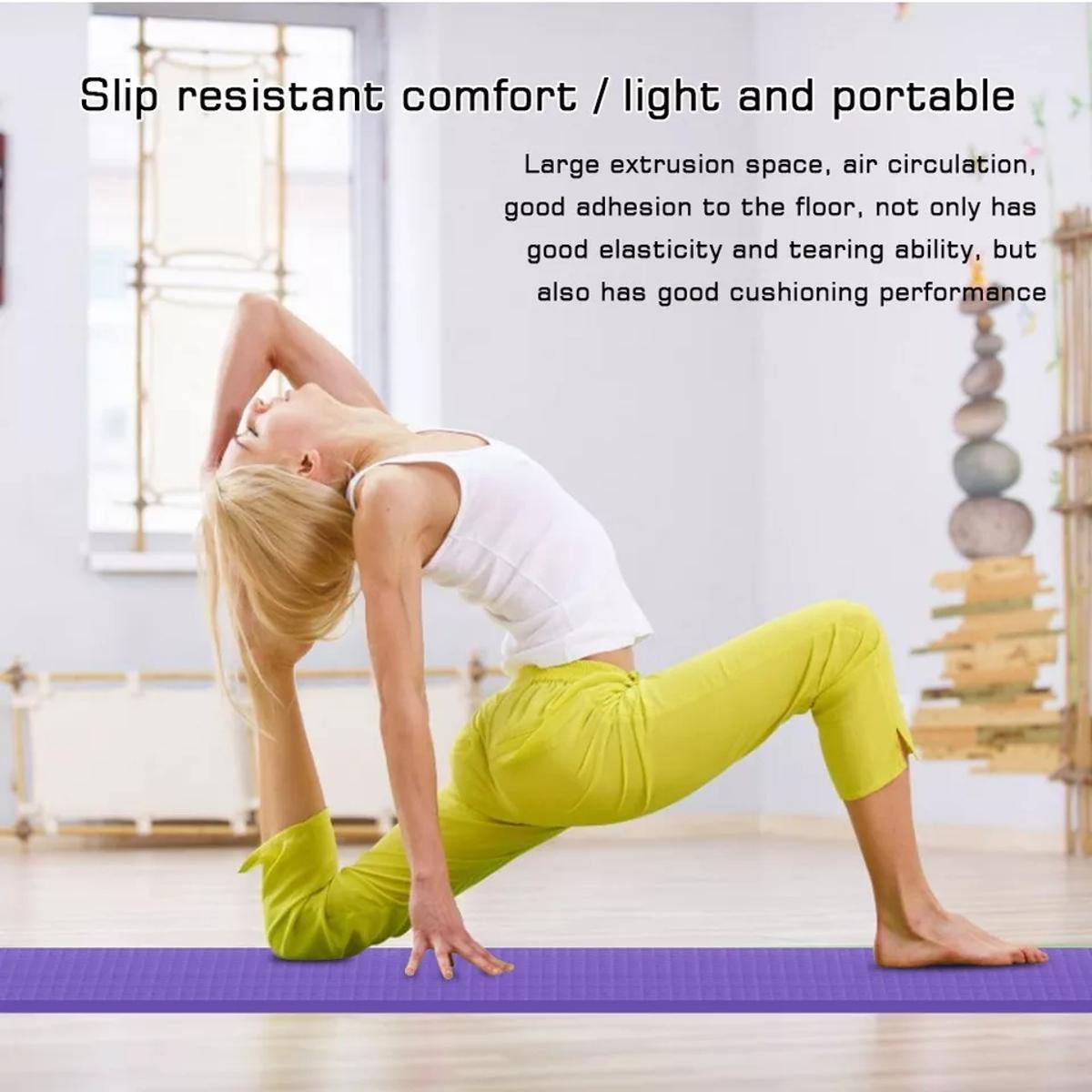 PREMIUM QUALITY Yoga Mat Anti-skid Sports Fitness Mat Thick  Comfort Foam Yoga Mat for Exercise, Yoga, and Pilates
