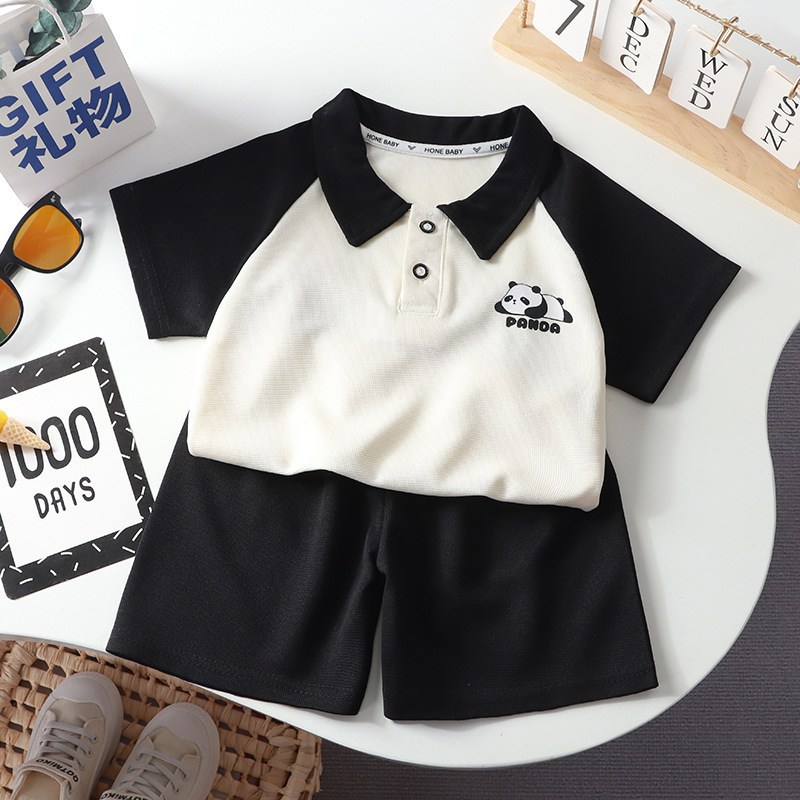 T-shirt And Short Pant For Kids Baby Boys And Baby Girls Round Neck Short Sleeves Tee Tops Clothes Sets Dresses Outfit Suit For Unisex china import Alwin store