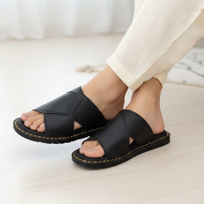 Slippers for Men Summer Breathable Materials Casual Comfort Style Multi-Color Available