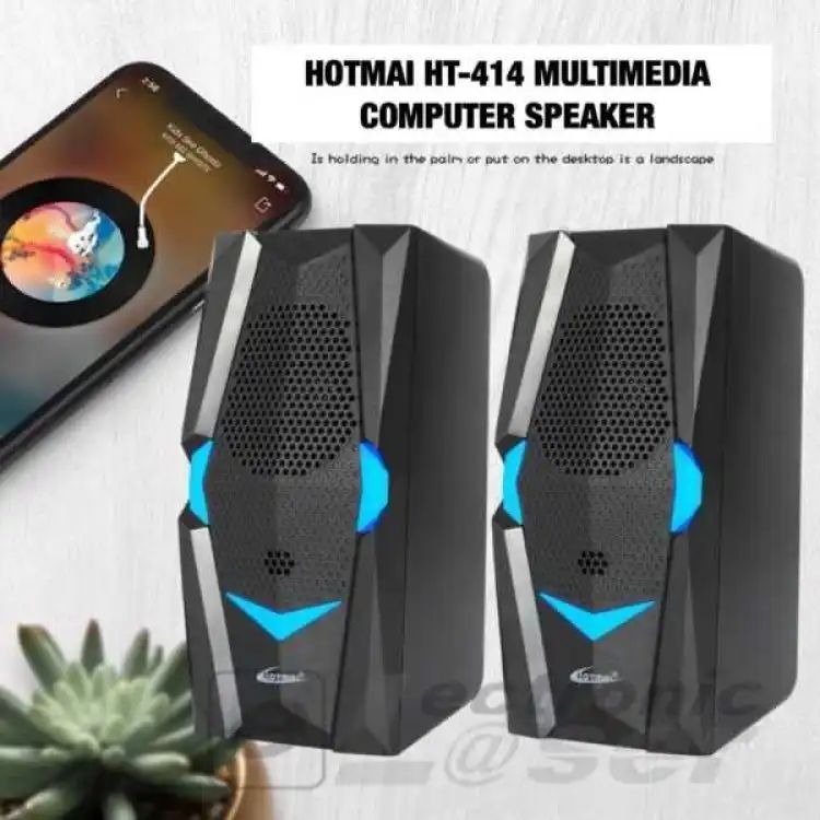 Hotmai HT-414 Best Sound Multimedia Speakers For Computers, Laptop, Pc and Lcd led Excellent Sound Quality