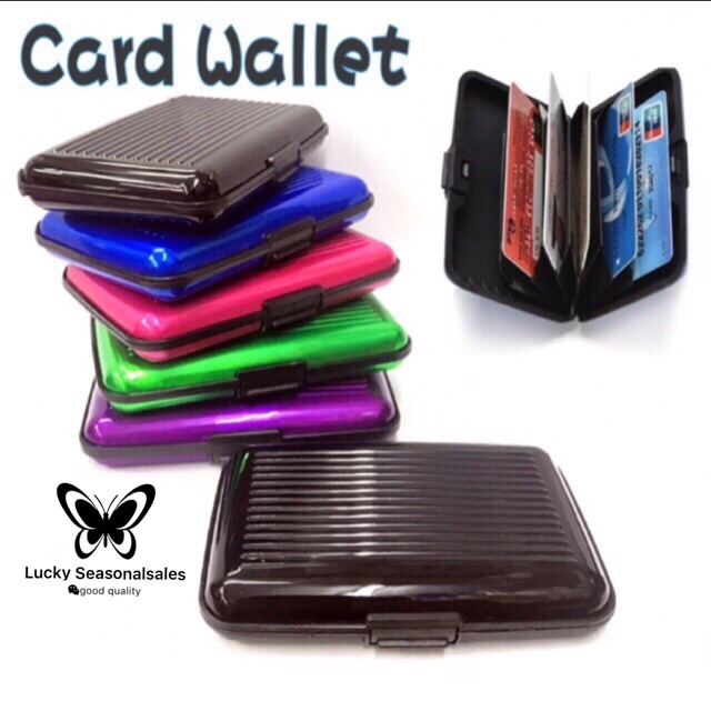 New Hot Sale Aluma Wallet Multi Pockets Aluminum Purse Cards Organizing Hard Case Holder - Ultra Slim Card Holder