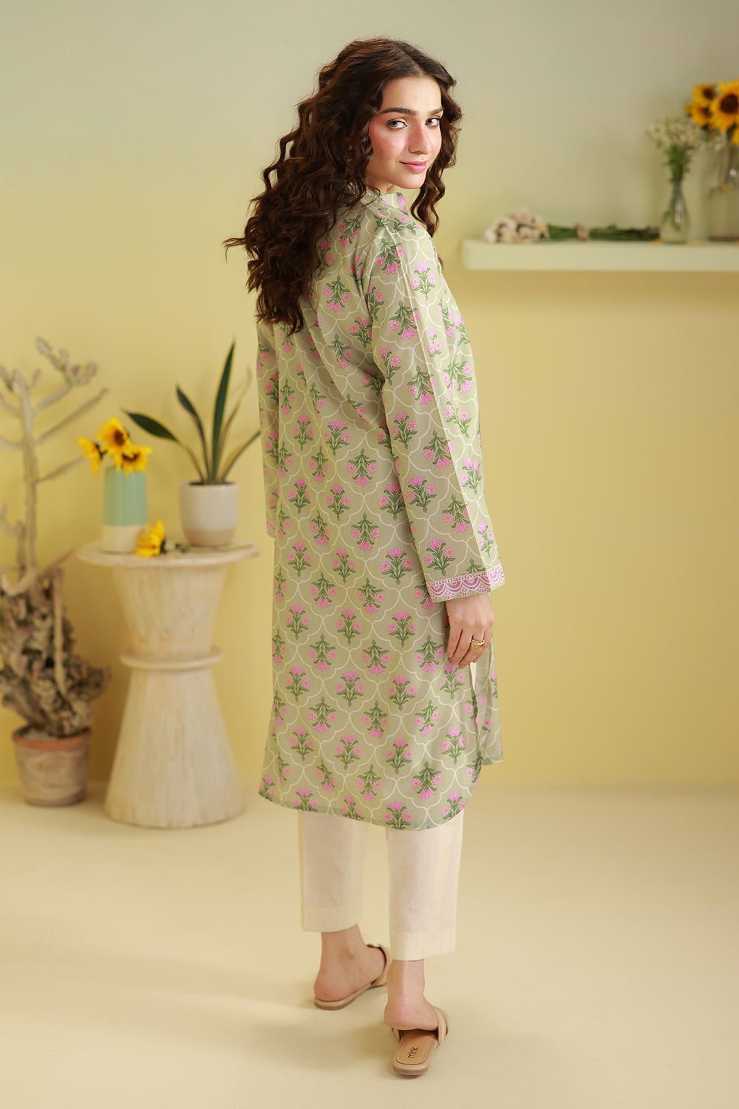 Zellbury Stitched Summer 1 Piece Lawn Kurta - 2541 RTW - Stitched Shirt For Women - Dress For Girls - Women Pret - Summer '1.0 - Essential Pret Collection-2026