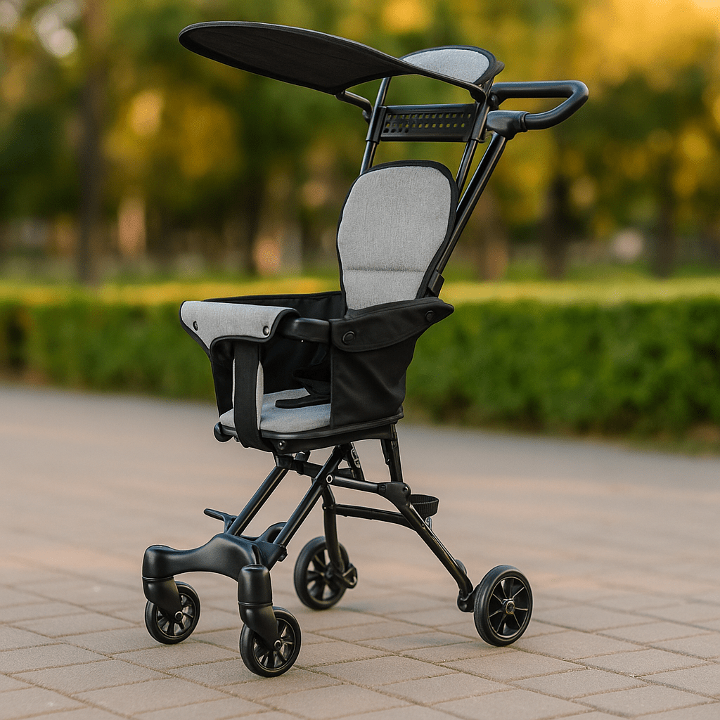 Baby Stroller Pram – Travel Light & Portable Compact Stroller | Lightweight Convenience Stroller with 360° Two-Way Rotational  & Toddler Travel