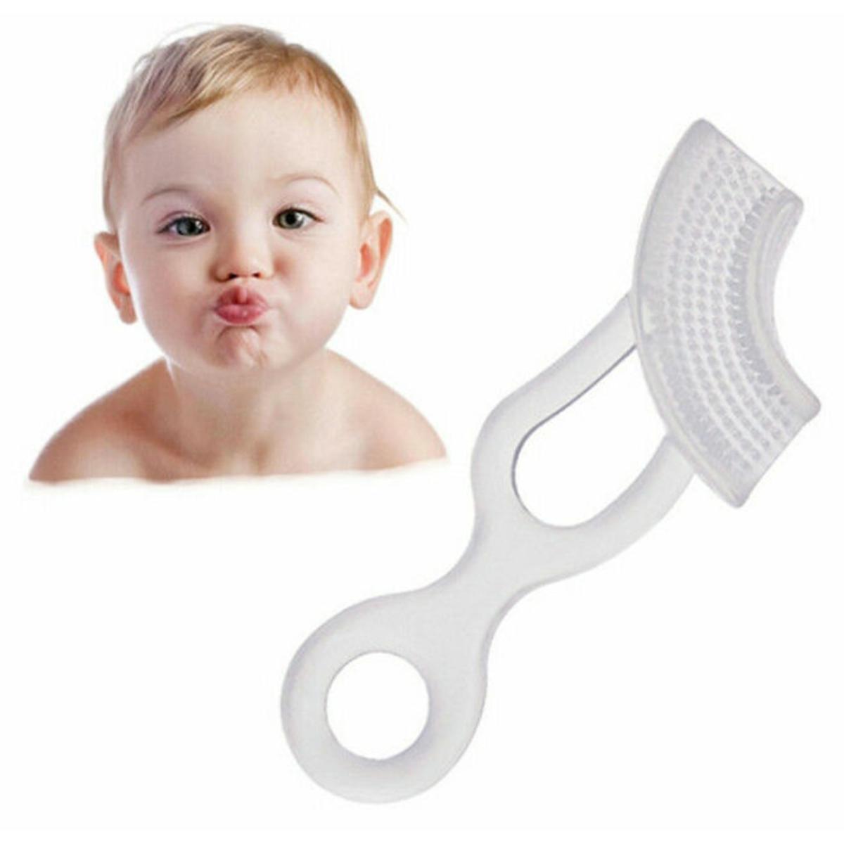 1 Piece High Quality Baby Soft Silicone Chewable Toothbrush Teeth Cleaner Toy For Toddlers