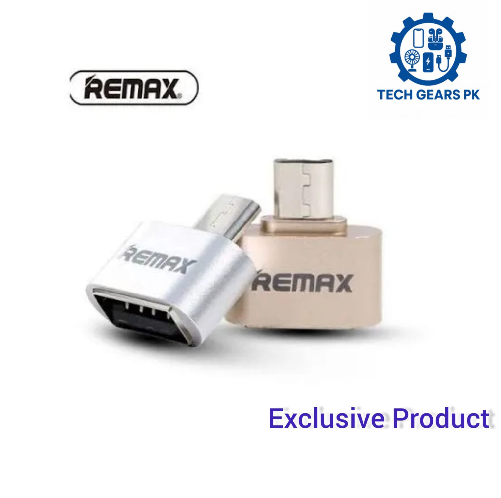 Remax Type-C OTG Cable | USB Type-C OTG Adapter Converter | High-Speed Data Transfer Cable | Durable Mobile OTG Connector for USB Devices | Fast Data Sync Support | Premium Quality Type-C Adapter | Exclusively Available at Tech Gears PK