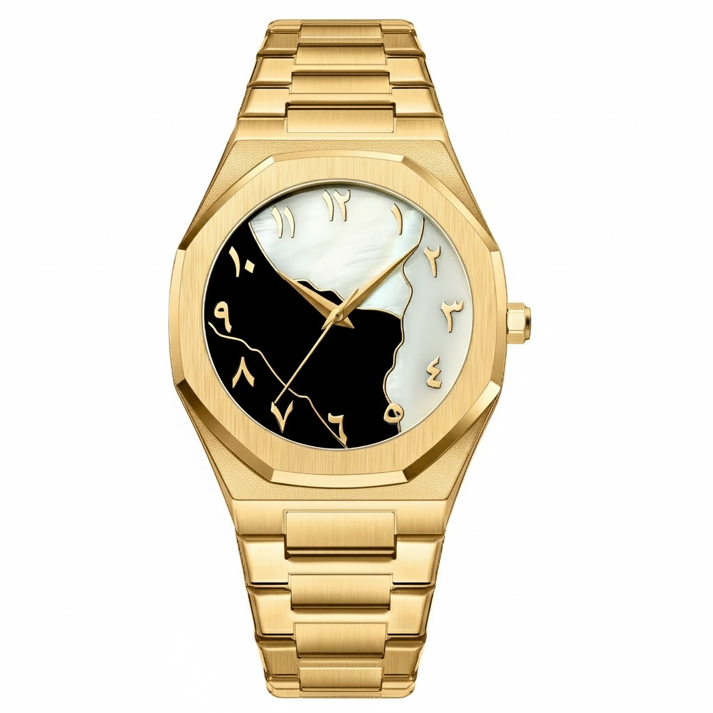 Black-Gold-Silver-White Arabic Aura Watch For Men Stylish Aura Watch 100% Original Watch Amazing Smart Watch