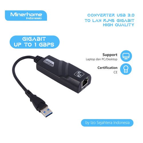 USB LAN 3.0 GIGABIT ETHERNET CONNECTOR ,USB TO LAN CARD 3.0 ADAPTOR CABLE