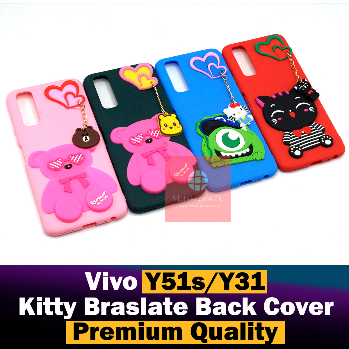 Vivo Y51s Back Cover Vivo Y31 Back Cover Hello Kitty Braslate