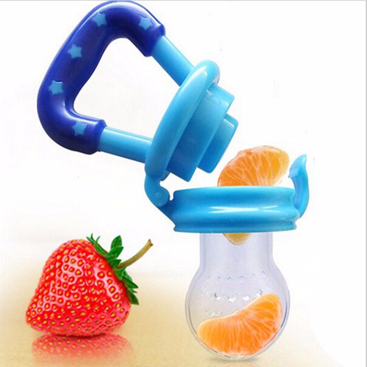 Baby Fruit Feeder Pacifier - Fresh Food Feeder, Infant Fruit Teething Toy, Silicone Pouches for Toddlers & Kids