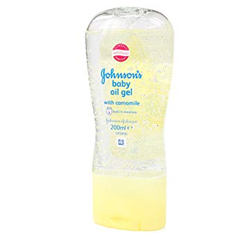 johnsons camomile baby oil gel
