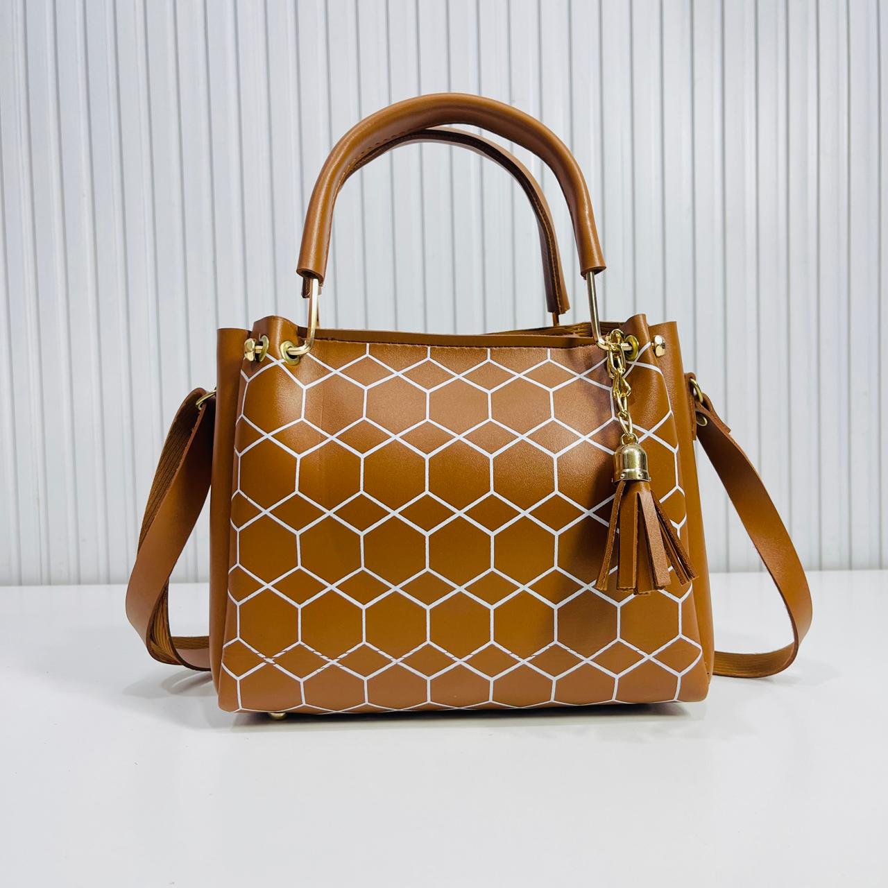 Designer Shoulder Handbag for Girls – Long Belt & Trendy Purse
