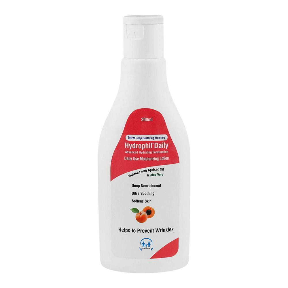 Hydrophil Daily Moisturizing Lotion, Aloe Vera | Daily Skin Care | 200ml