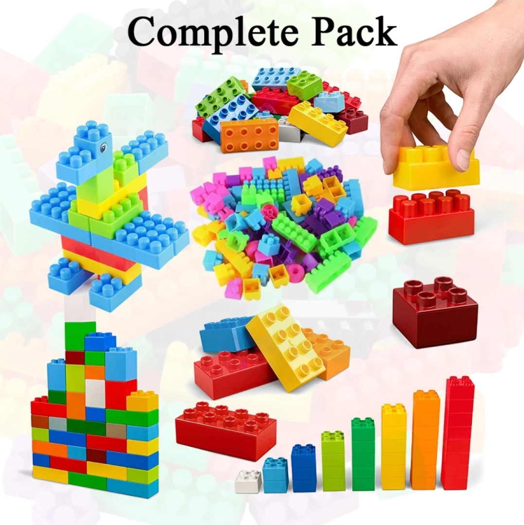 Building Blocks with Zipper Bag | Toy Set For Kids | Learning Building Blocks