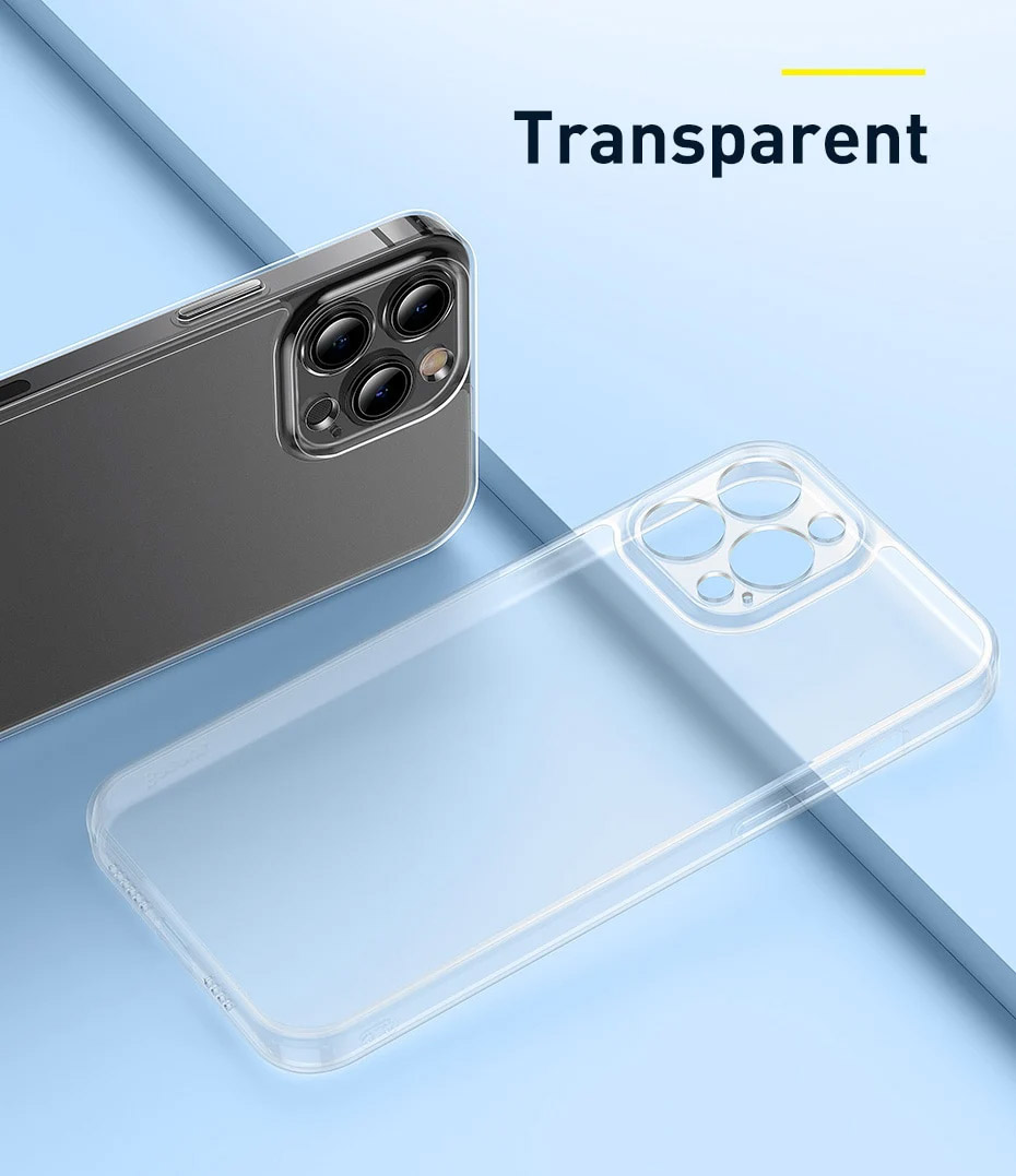 Carcasa Transparente Simple Series Baseus iPhone 12 Mini - Mabu Store