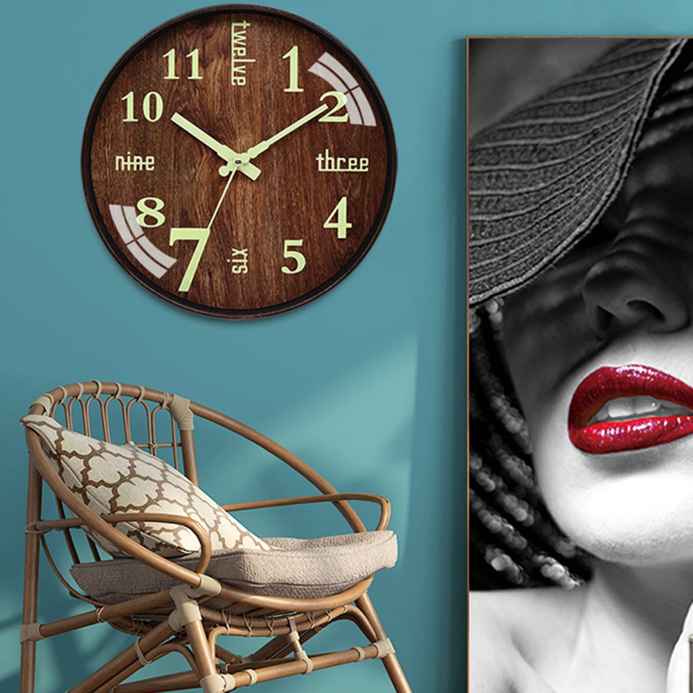 Luminous Number Hanging Clocks Modern Watches Home Decor Gift 【即日発送】