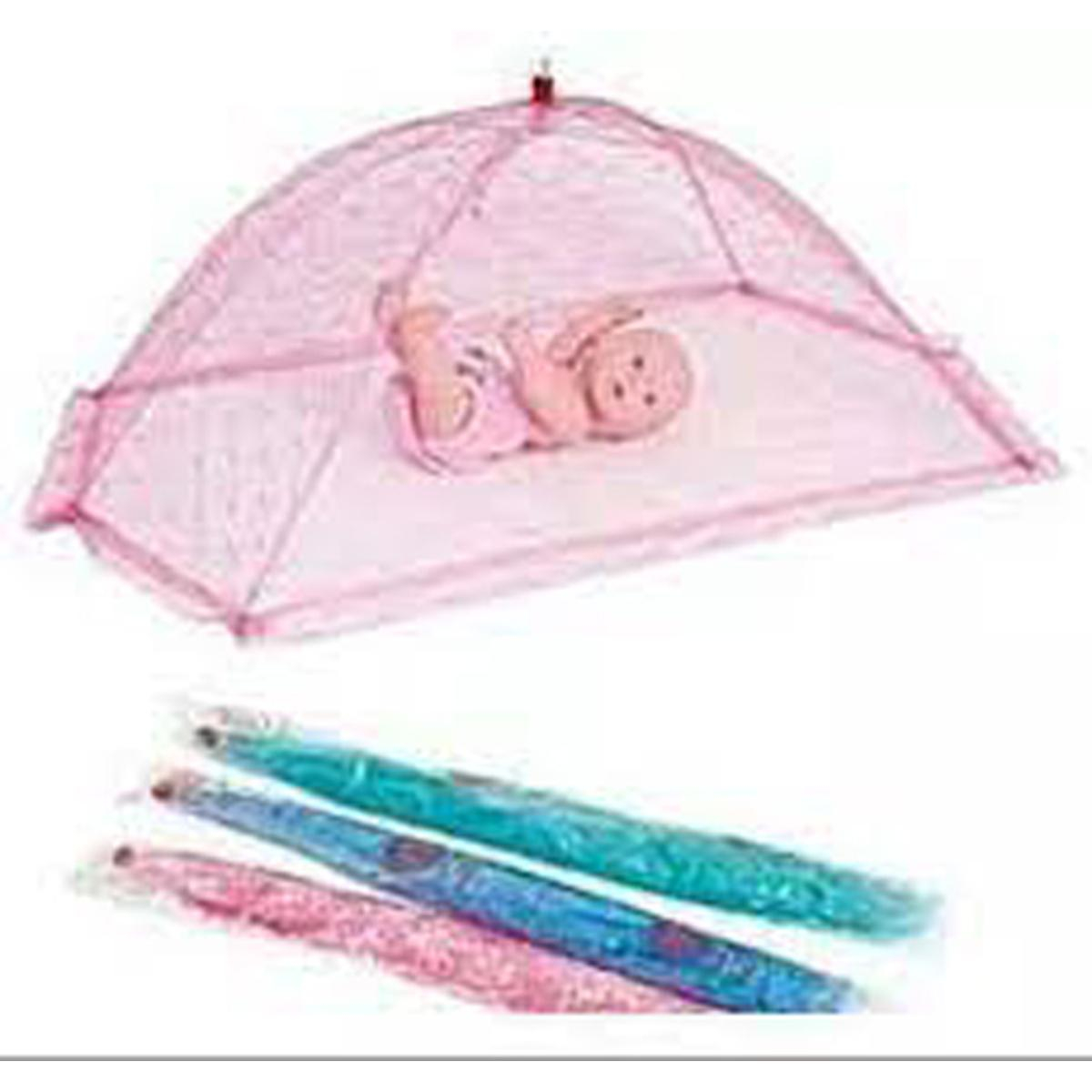 Polyester Kids Mosquito Net for Baby Umbrella Style Full Cover up for 0 to 12 Months Baby, Foldable and Portable Mosquito Net for Toddler and Babies