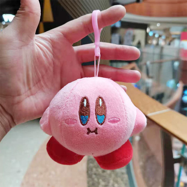 Anime Kirby Kawaii Plush Toys Cute Cartoon Star Kirby Kawaii Backpack Decor  Keychain Stuffed Toys Girls Jewelry Holiday Gifts