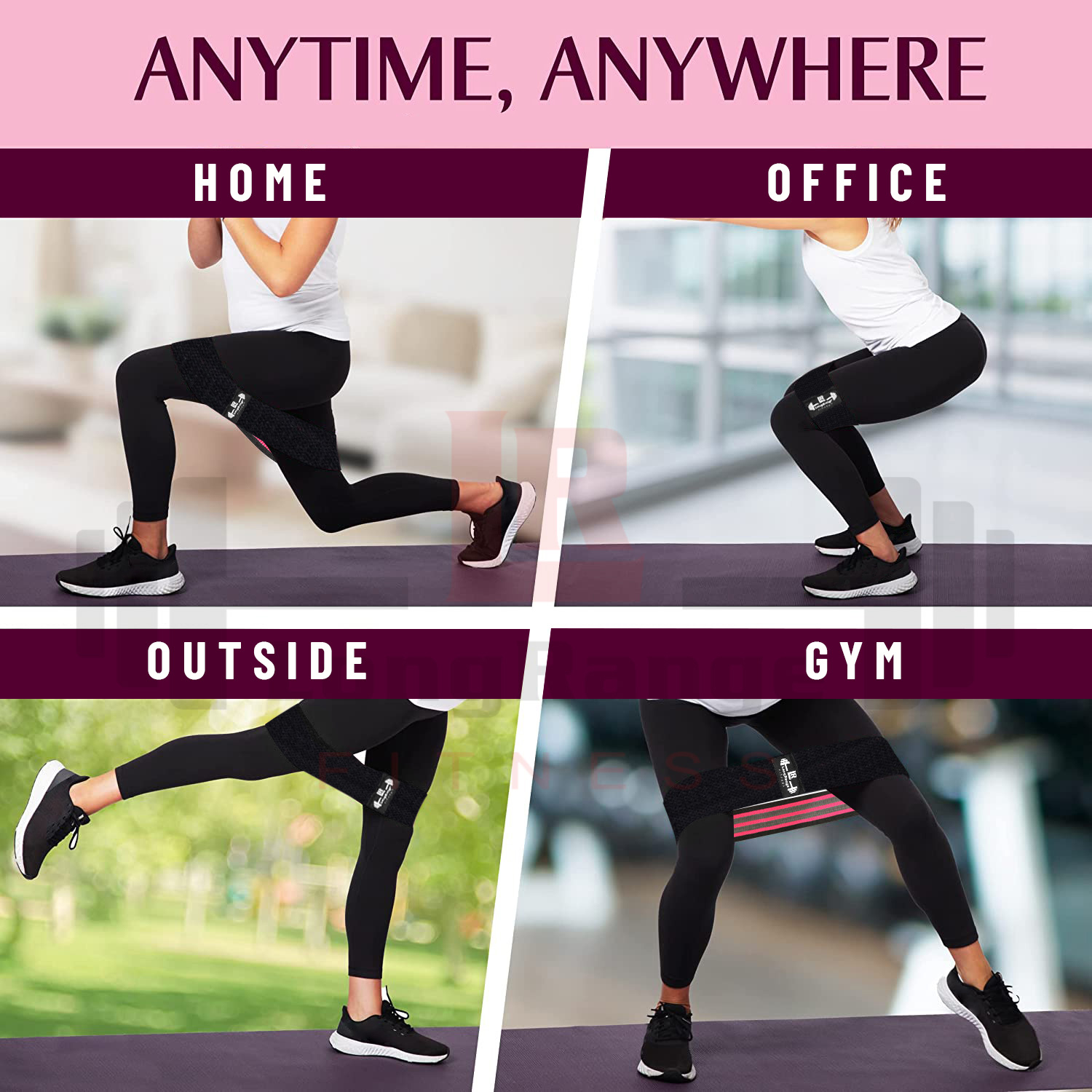 Resistance Bands Heavy Duty Booty Bands Glutes Hip Band Leg Set Hip Circle Workout Band Exercise Bands workout bands gym bands sports bands