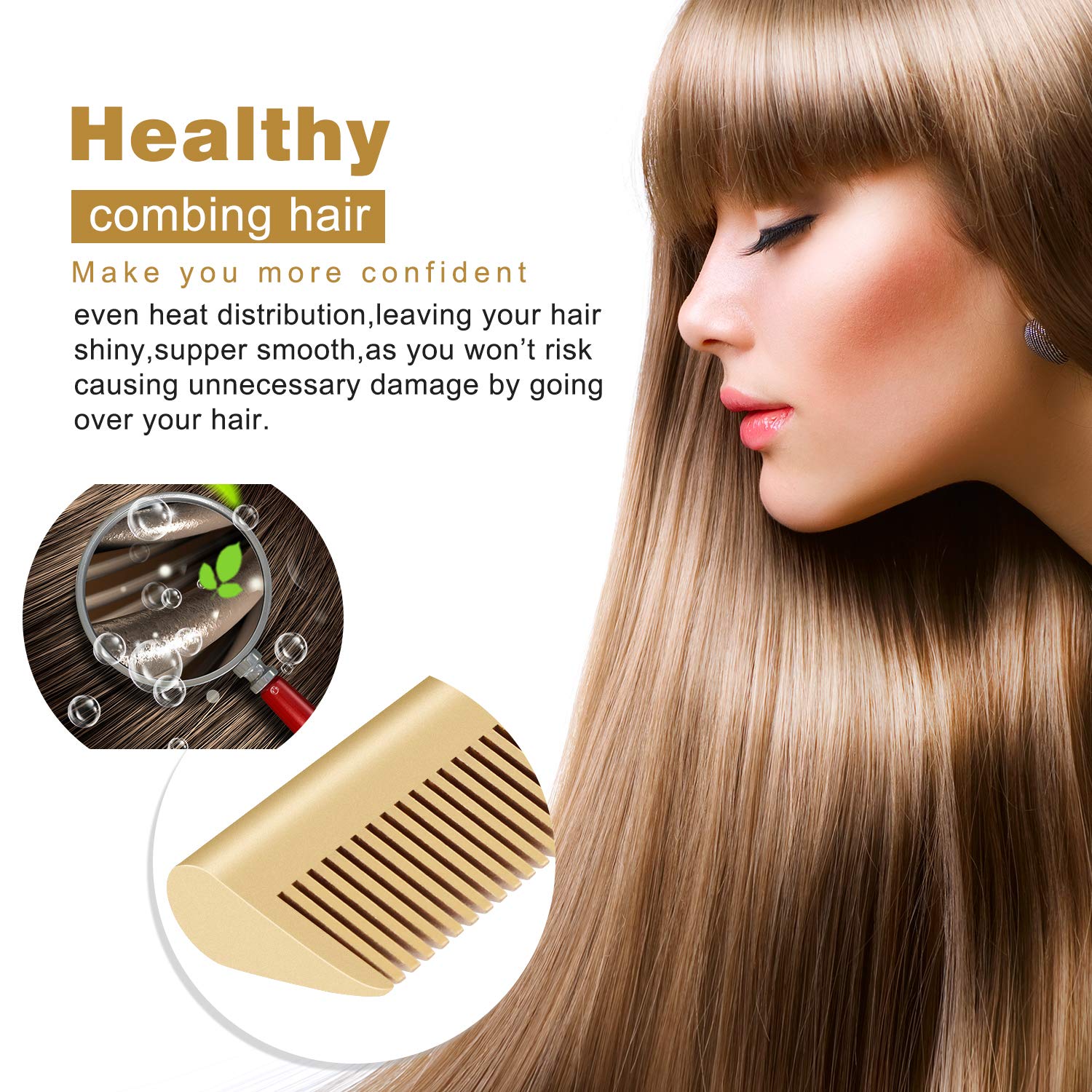 Gold 2024 hot comb