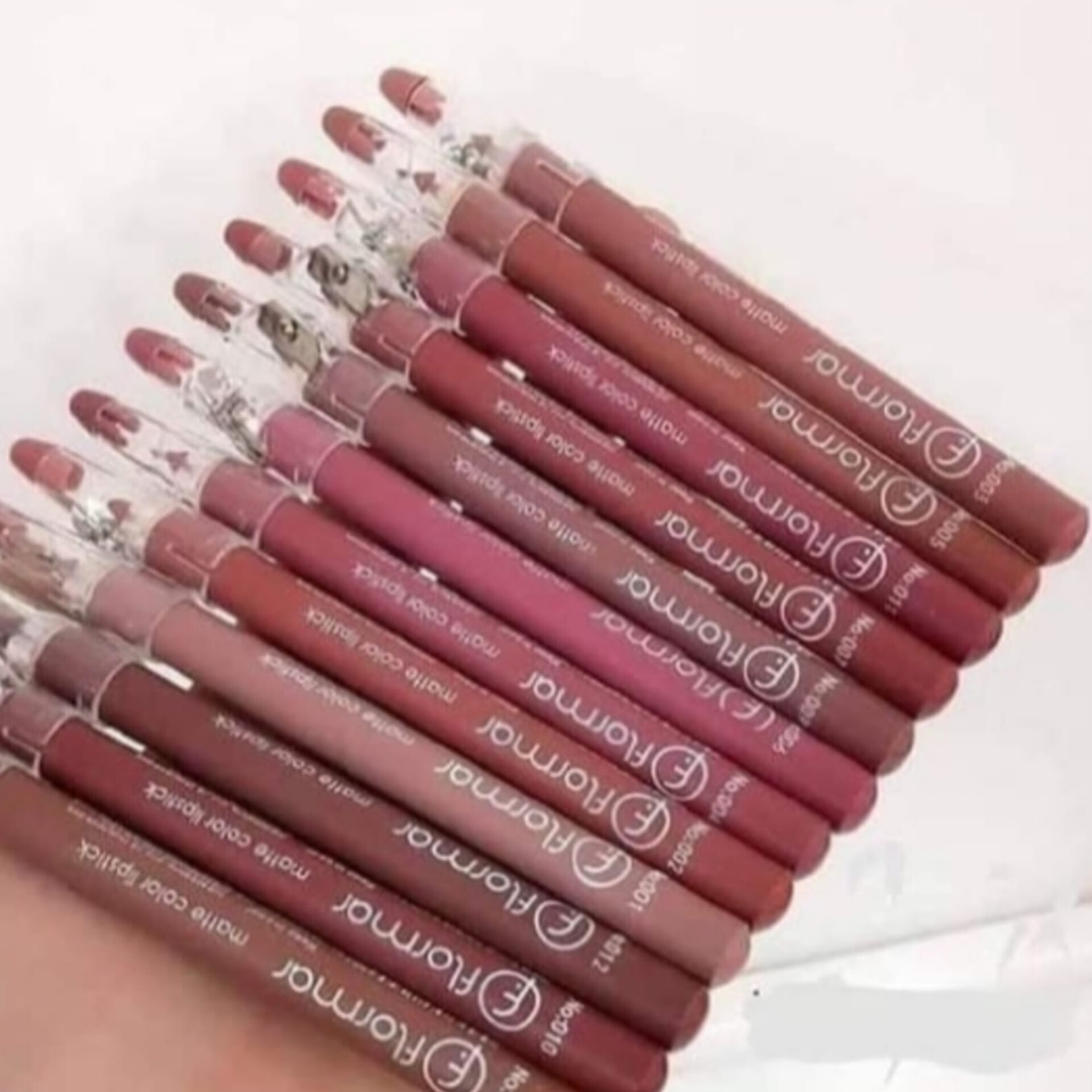6/9/12  Pcs/Set  Matte Color Lipstick Pencils ,Light  Shades Lip pencils / lipliner Pencils